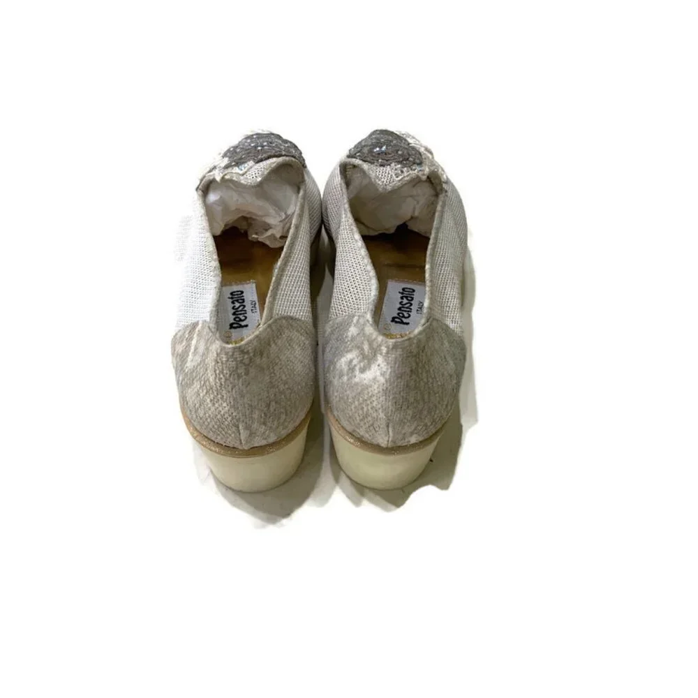 Pensato Taupe Platform Shoes
